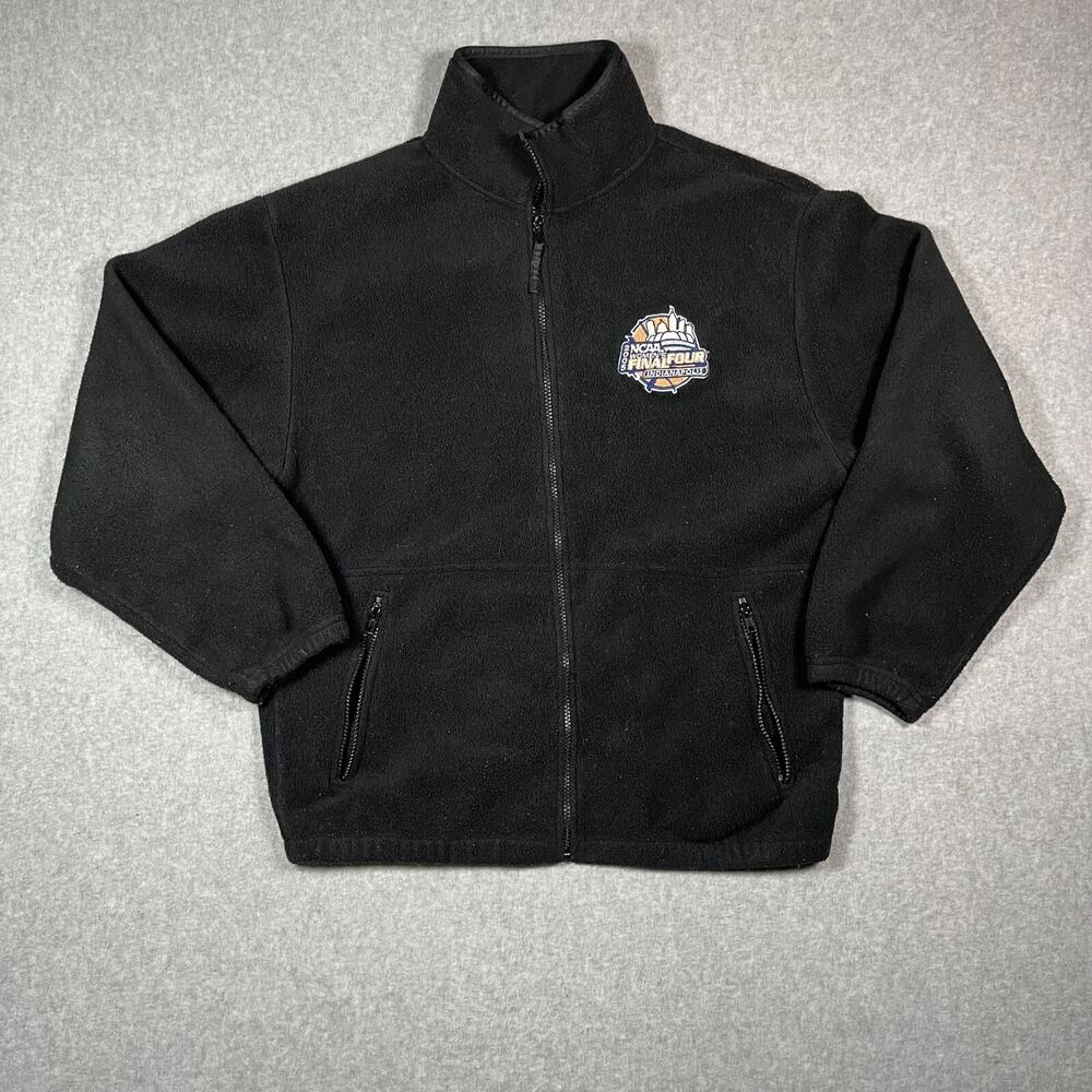 Vintage NCAA Women's Indianapolis Final Four Fleece Jacket Size M Black